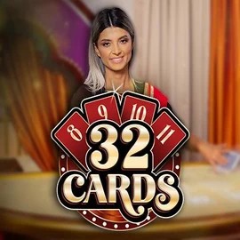 32 Cards online game logo by Ezugi on herospincasino.eu