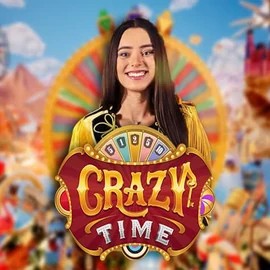 Crazy Time casino game by Evolution – featured logo at Herospin Casino