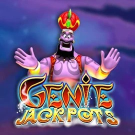 Genie Jackpots logo by Blueprint Gaming at Herospin Casino