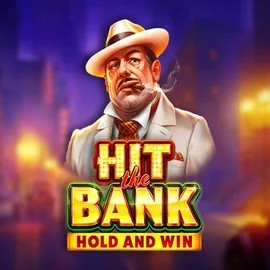 Hit The Bank Hold and Win slot logo by Playson at Herospin Casino