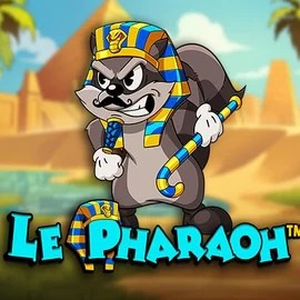 Le Pharaoh online game logo by Hacksaw Gaming on herospincasino.eu