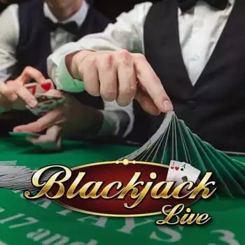 Live Blackjack game by Evolution – logo hosted on Herospin Casino