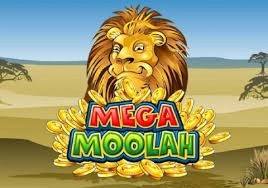 Mega Moolah slot game by Games Global – logo hosted on Herospin Casino