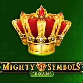 Official Slots logo: Mighty Symbols Crowns by Wazdan at Herospin Casino