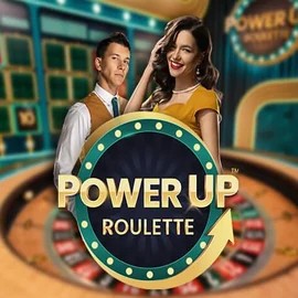 PowerUP Roulette slot logo by Pragmatic Play at Herospin Casino