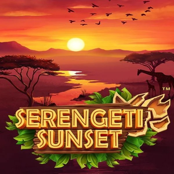 Serengeti Sunset slot logo by Skywind Group at Herospin Casino