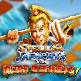 Play the Stellar Jackpots with More Monkeys slot by Lightning Box Game on Herospin Casino